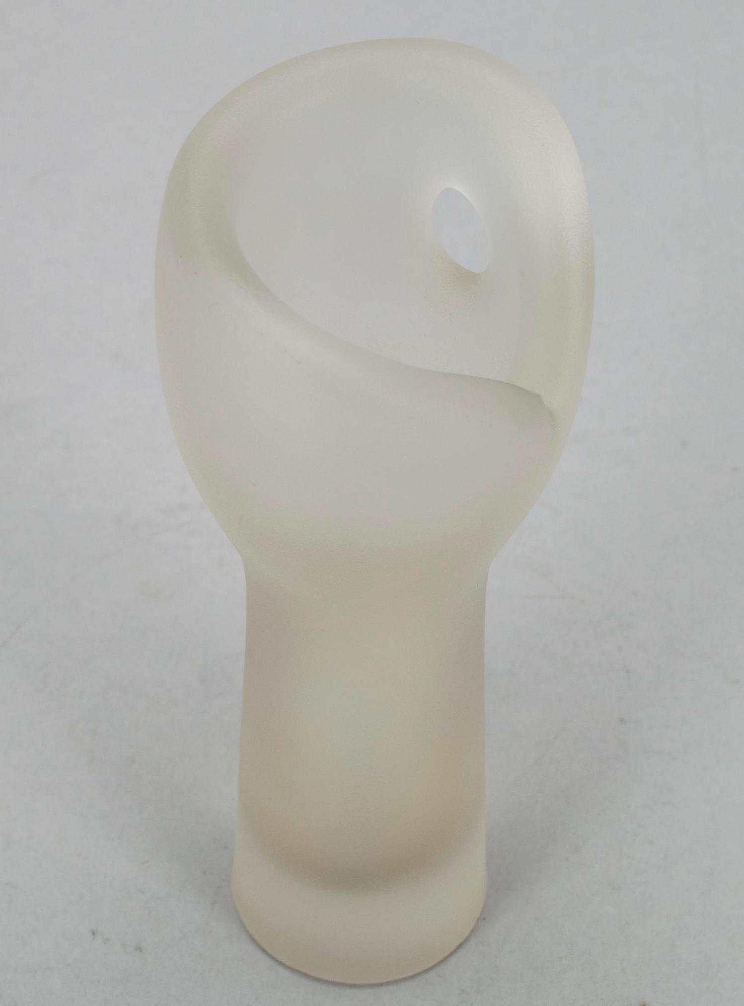 MALJAKKO, lasia, "Hiidennyrkki", Timo Sarpaneva, Iittala, 1900-luvun keskivaihe.