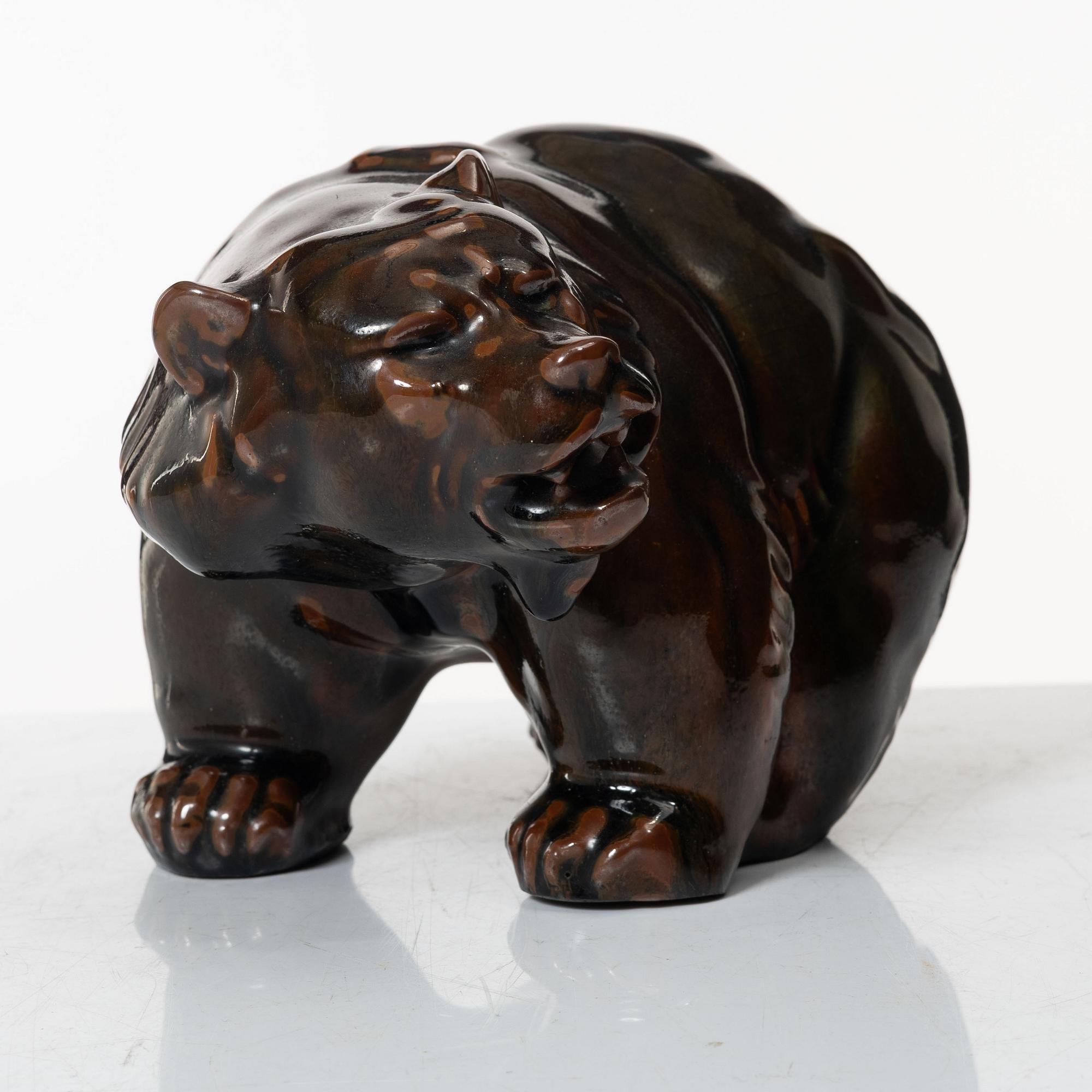 Figurin, stengods, Royal Copenhagen, Danmark.