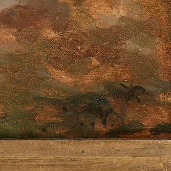 GUSTAF WILHELM PALM, olja på duk, Sverige, troligen 1850-1860s.