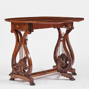 Biblioteksbord, Sverige, 1800-talets första hälft.