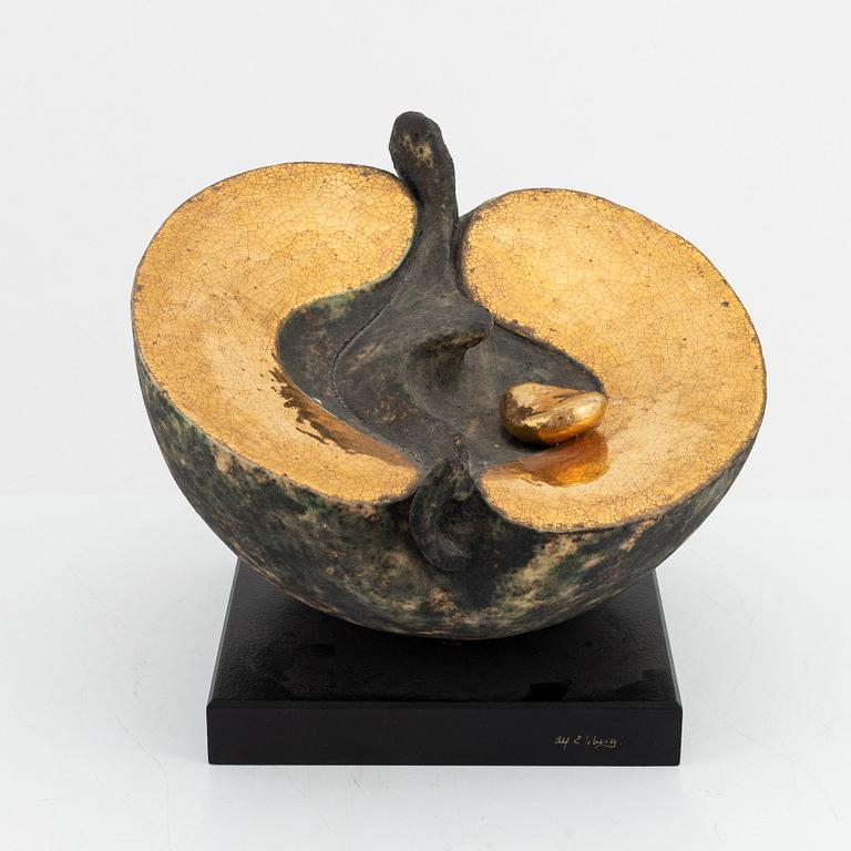 Alf Ekberg, a stoneware sculpture, signed.