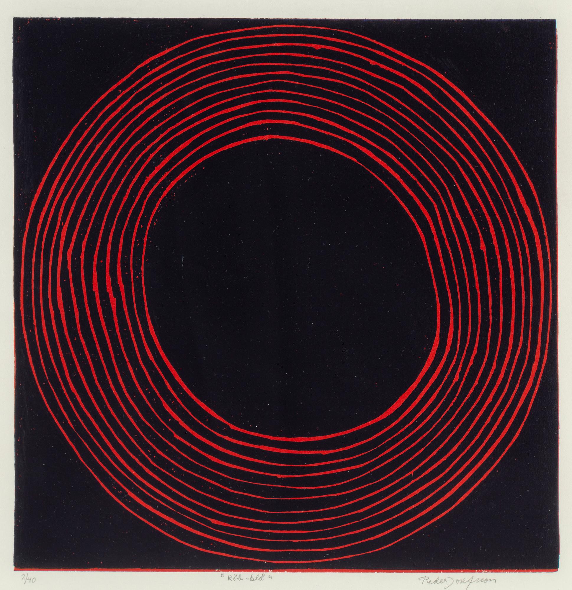 PEDER JOSEFSSON, serigrafier, ett par, signerade och numrerade 2/40.