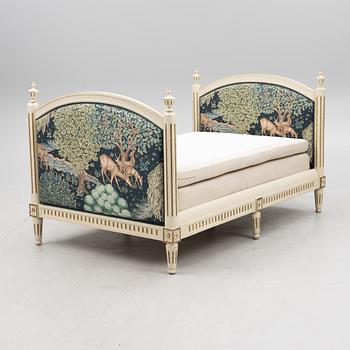 A Gustavian style bed, Sweden, mid 20th century.