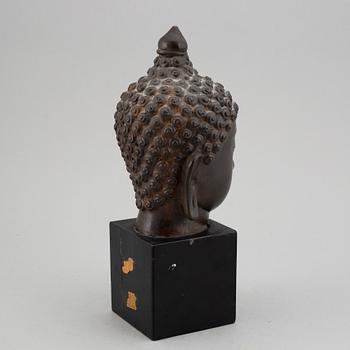 A bronze sculpture of buddha, Thailand, 20th Century.