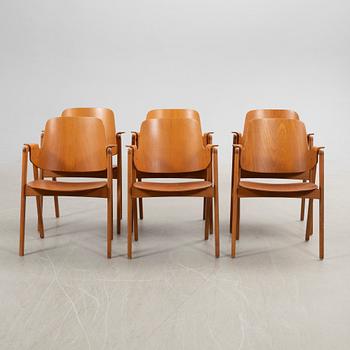 Elias Barup, stolar, 6 st, Gärsnäs, 1960-tal.