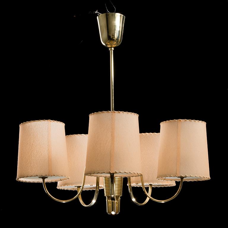 PAAVO TYNELL, TAKLAMPA, modell 9031, Taito, 1900-talets mitt. Höjd 65 cm.