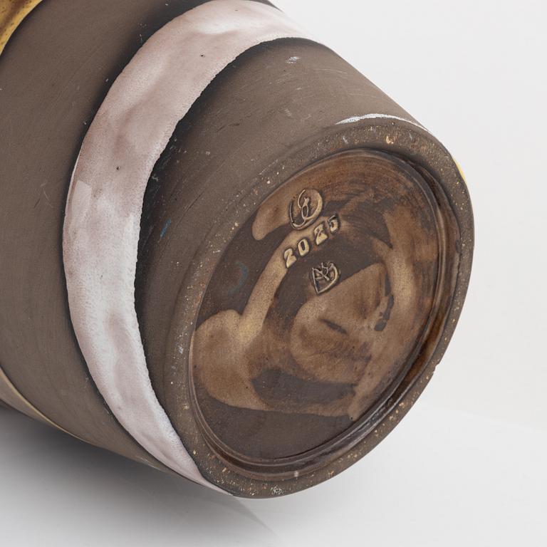 Ingrid Atterberg, an earthenware 'Spiral' vase, Upsala-Ekeby.