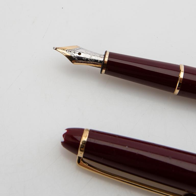 Mont Blanc fountain pen and ballpoint pen "Meisterstück".