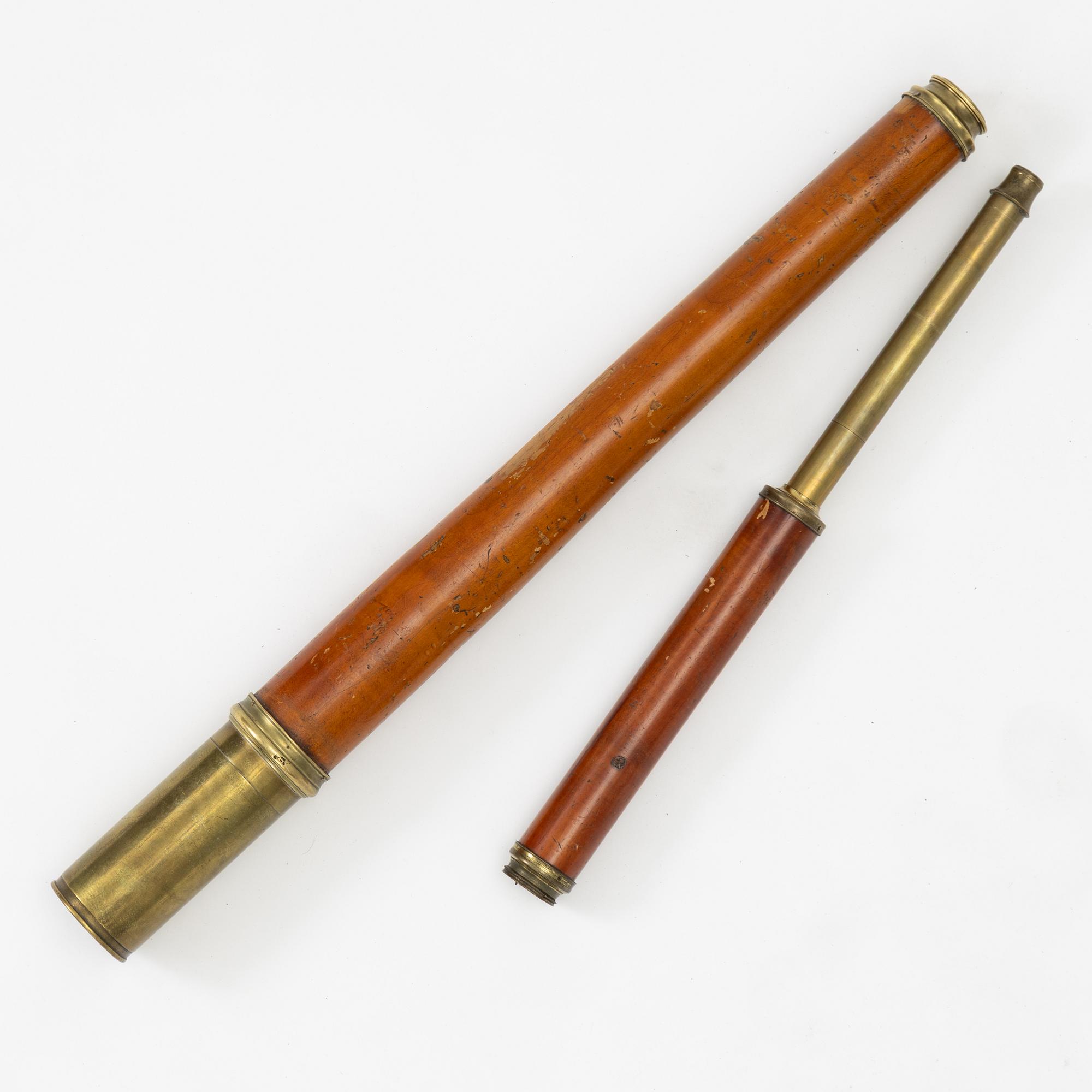 Two 19th century telescopes.