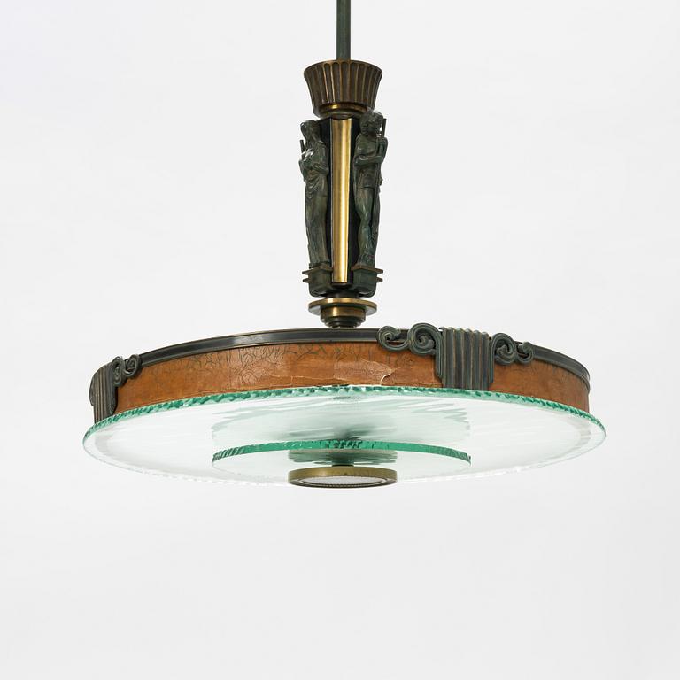 A Einar Bäckström, ceiling lamp, model 4006,  Swedish Grace 1920's/-30's.