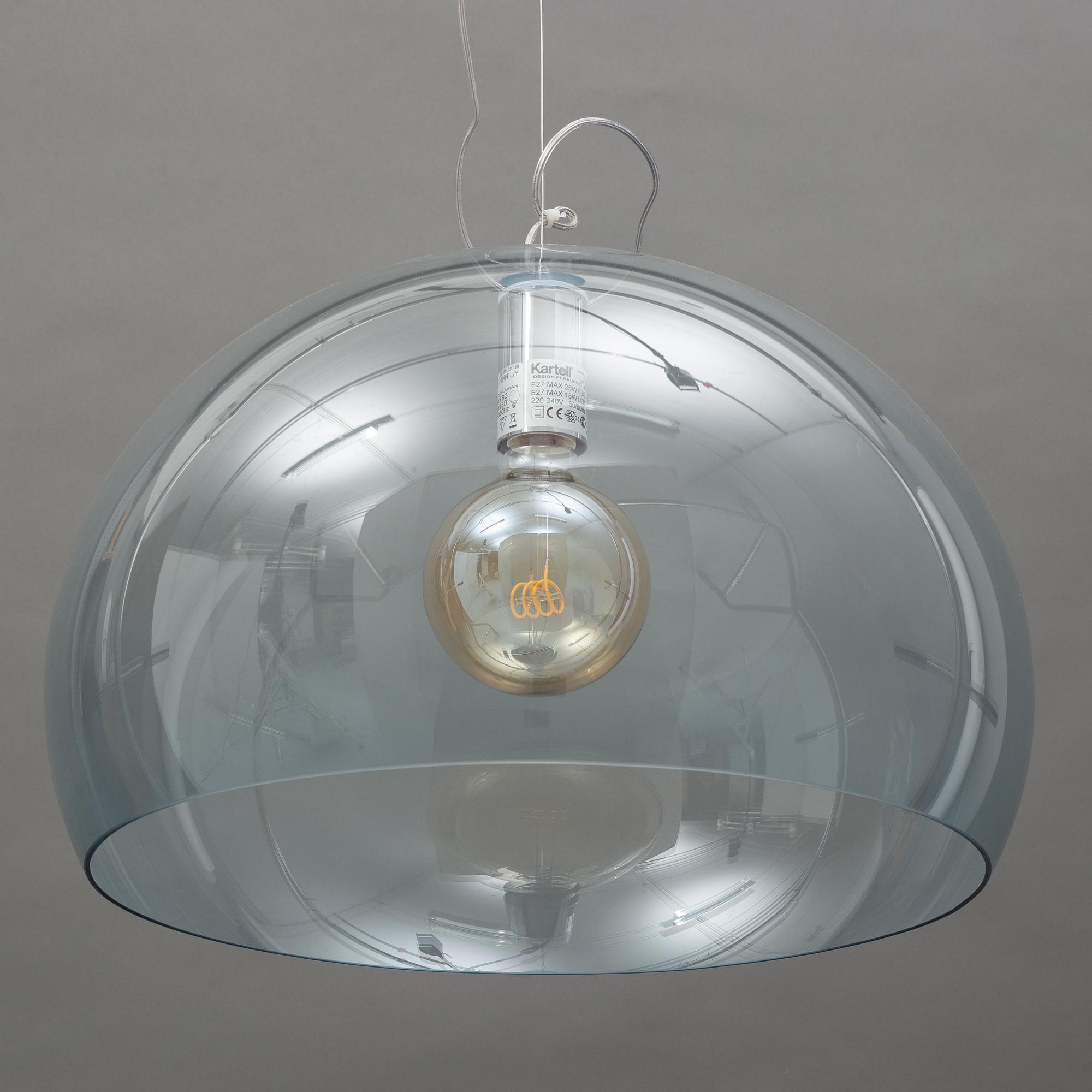 Ferruccio Laviani, ceiling lamps, 3 pcs, "Fl/y", Kartell, contemporary.