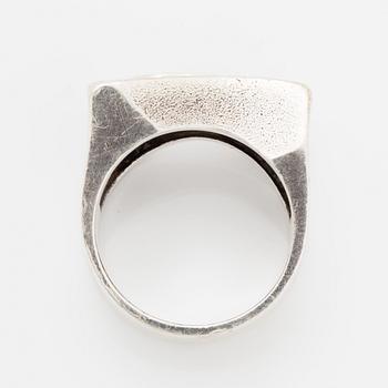 Björn Weckström, Ring, "Sirene", sterlingsilver Lapponia 1977.