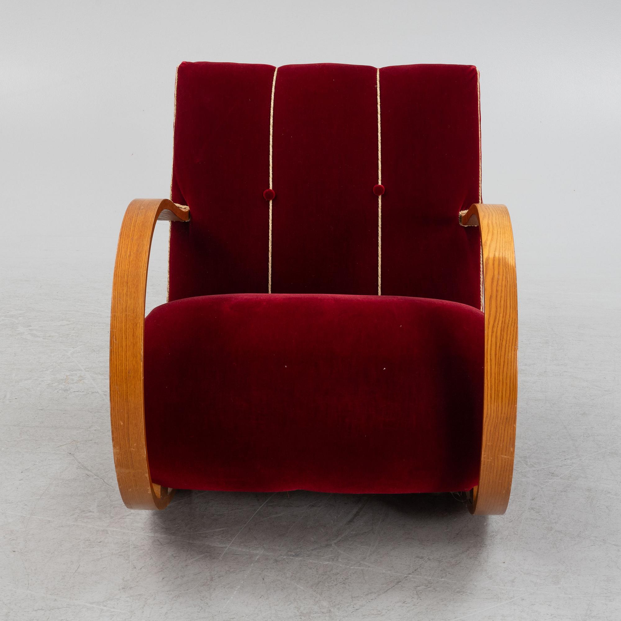 A Swedish Modern rocking chair, 1940's.
