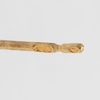Björn Weckström, örhängen "Thai", 18K guld med diamanter. Lapponia.