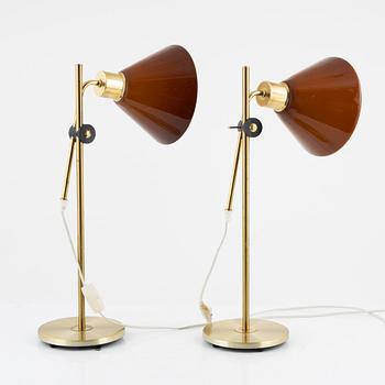 A pair of model 6411 table lights, Falkenbergs Belysning.