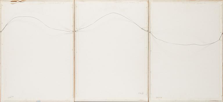 Kalevi Pyykönen, a set of three collages,  signed and dated -82.