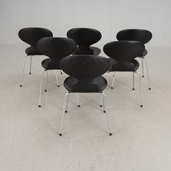 STOLAR, 6 st, "Myran", Arne Jacobsen, Fritz Hansen.