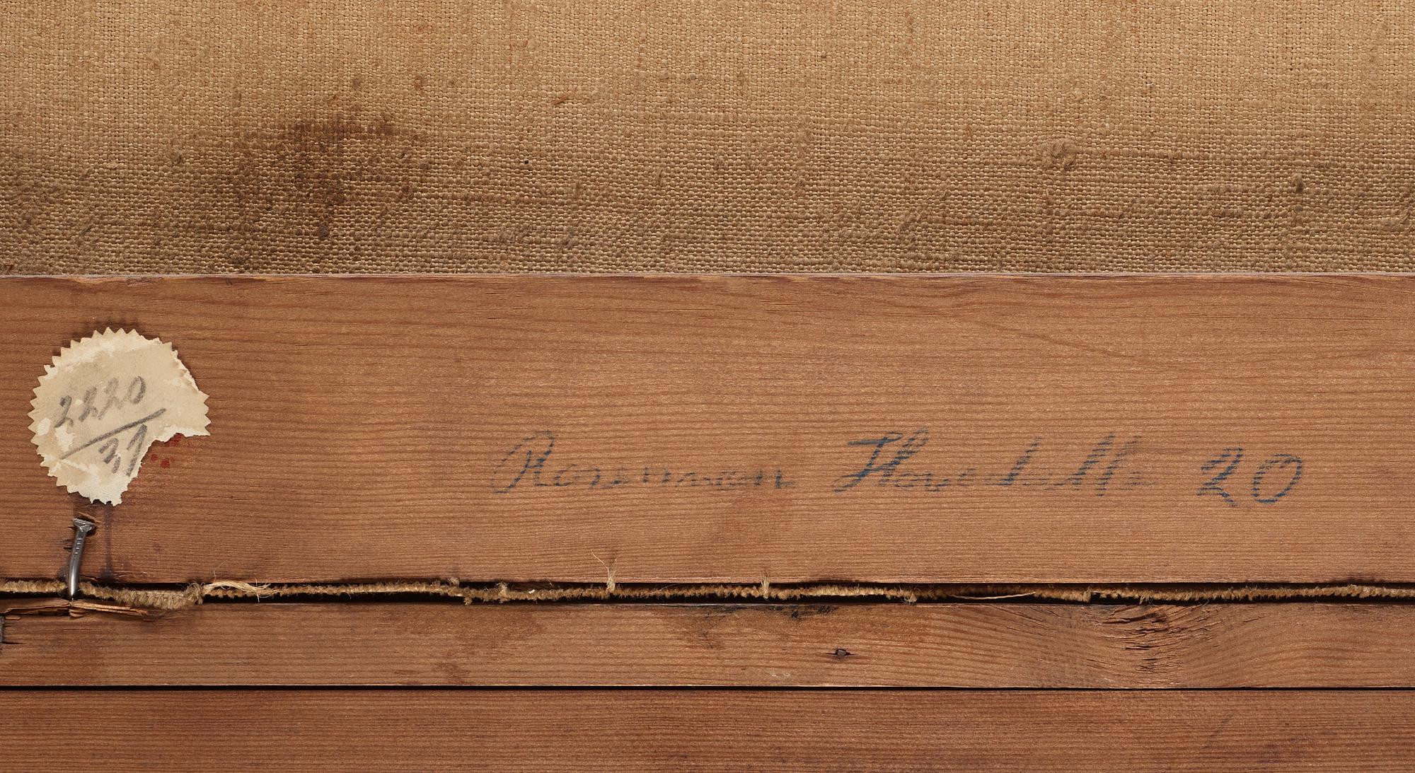 Martinus Rørbye, "Parti af et kapucinerkloster i Rom".