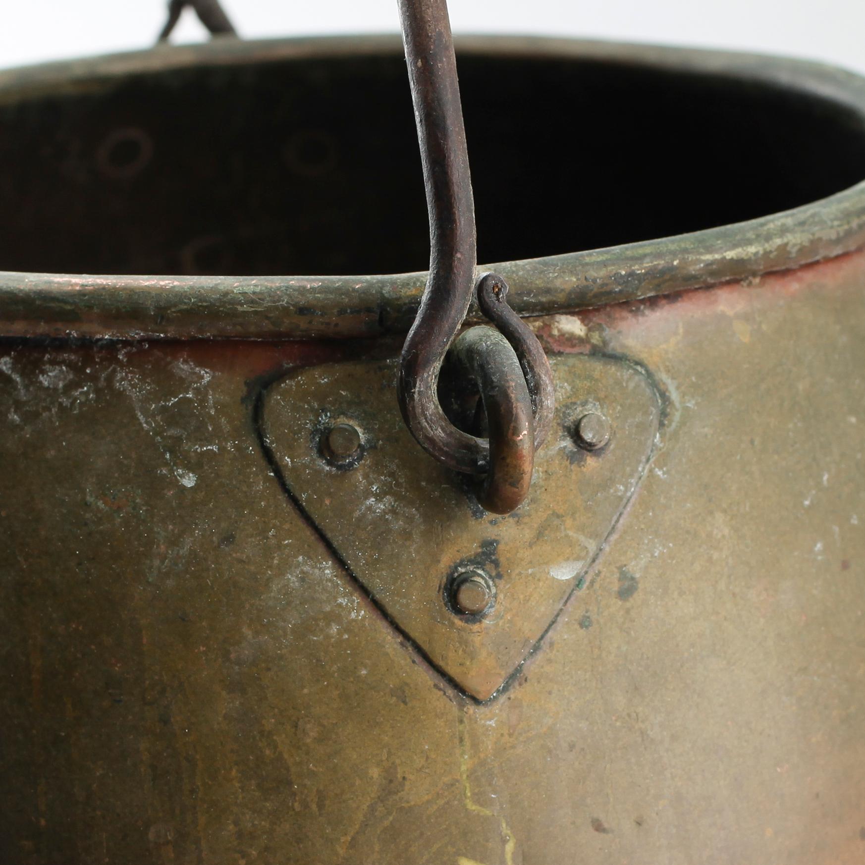 HINK MED SKOPA, koppar, 1800-tal.