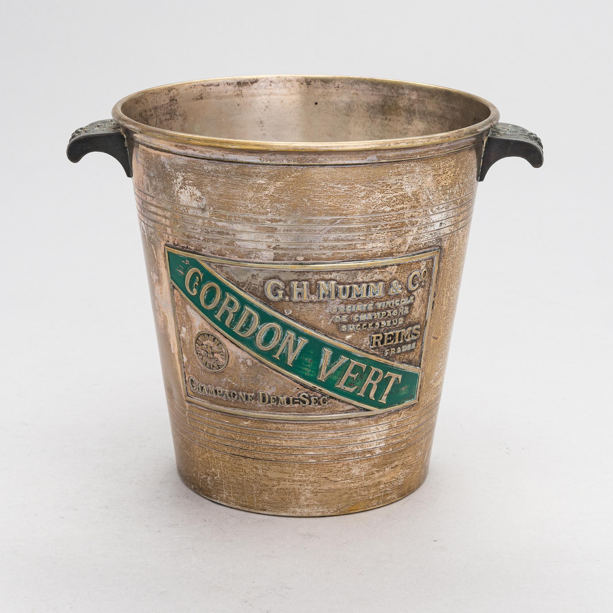 Champagnekylare, Gordon Rouge Argit, Frankrike 1930-tal.