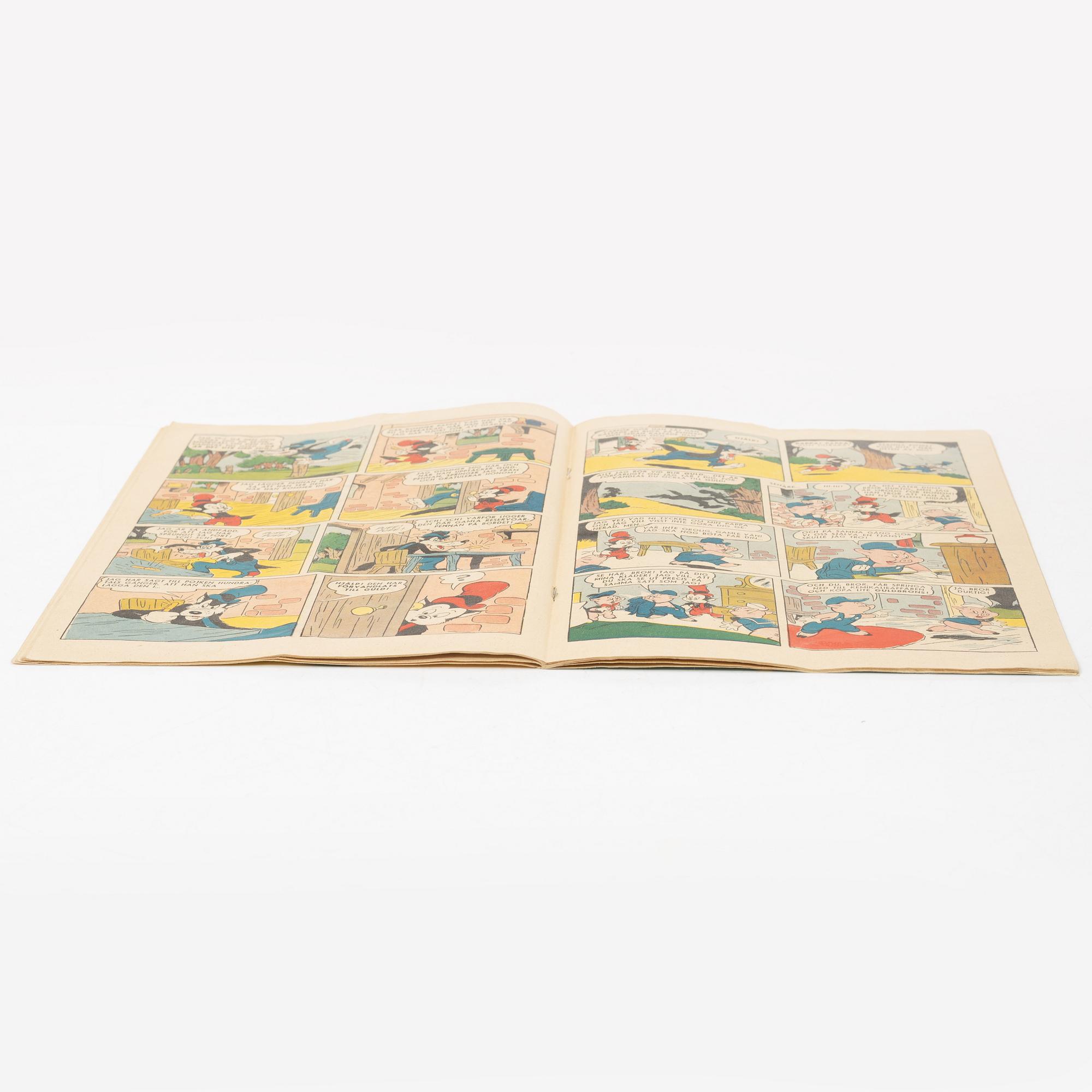 Comic book, “Kalle Anka & Co”, No. 8, 1950.