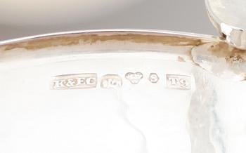 PUNCHMUGGAR, 10 st snarlika, silver, svenska stämplar, 1970-tal. Vikt ca 317 gram.