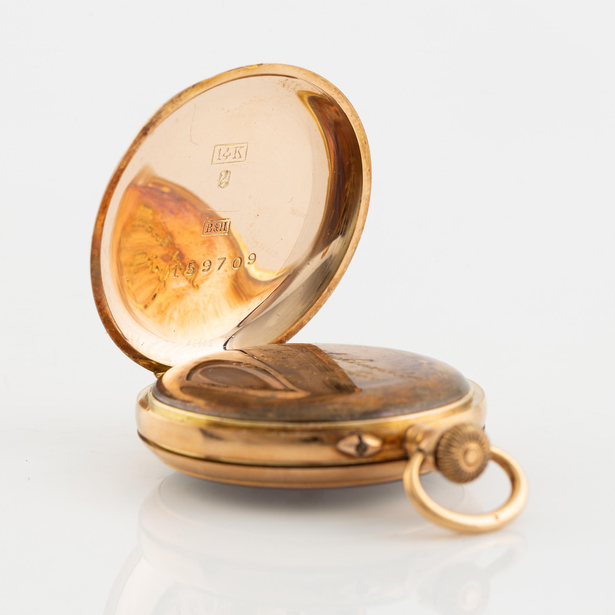 Mormorsur, 3 st, 14K/18K guld.