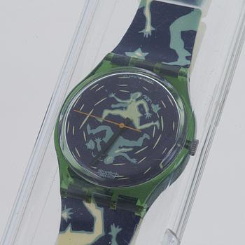 Swatch, Crash, wristwatch, 34 mm.