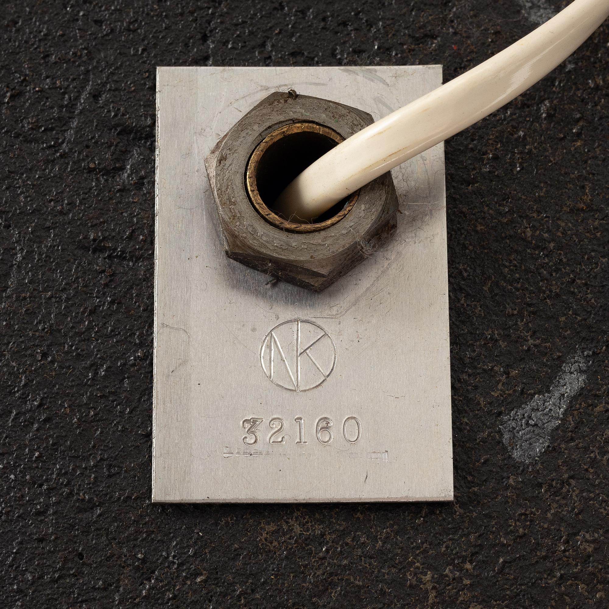 Bertil Brisborg, a pair of floor lamps, Nordiska kompaniet, 1940s.