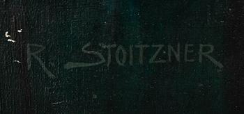 RUDOLF STOITZNER, olja på duk, signerad.