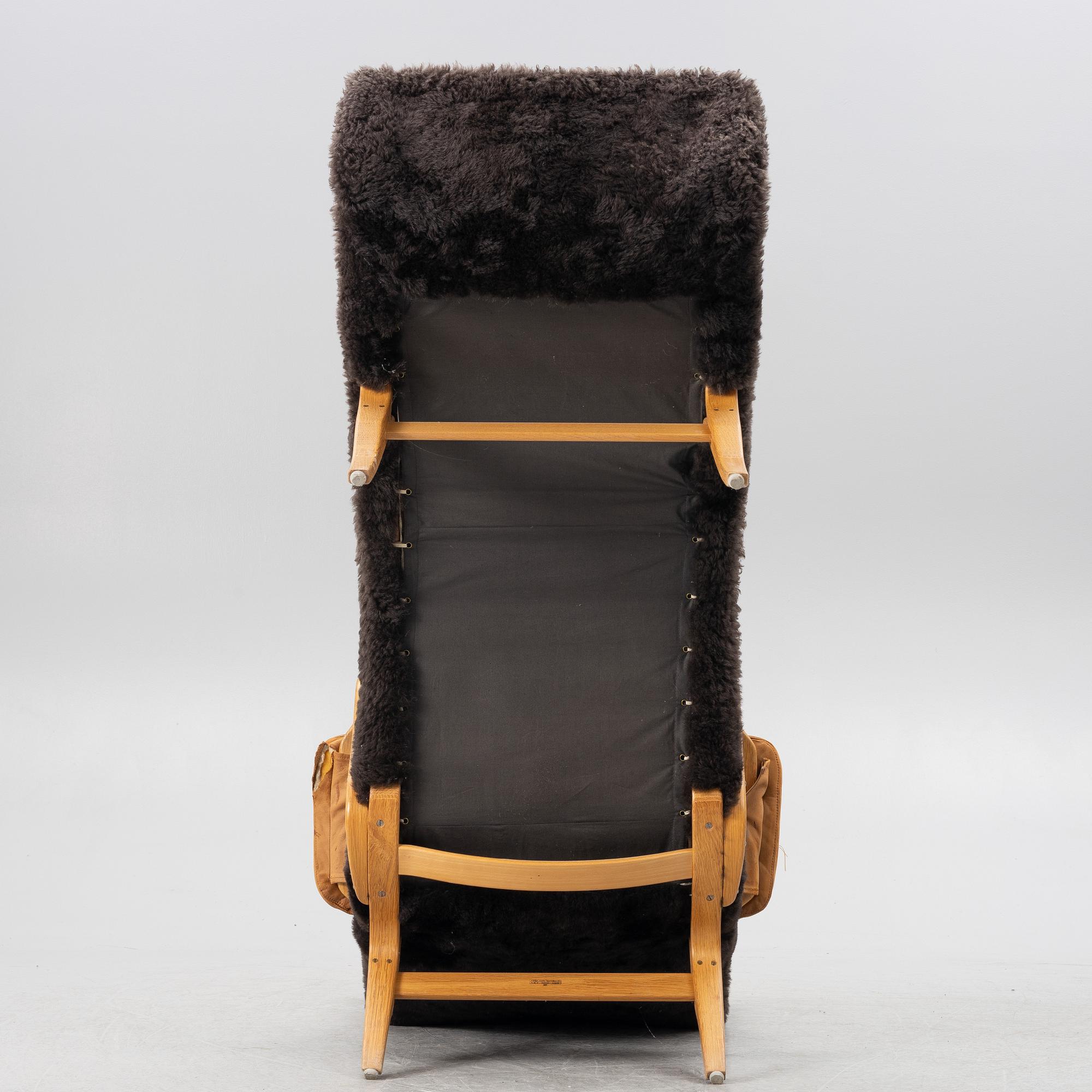 Bruno Mathsson, loungechair, "Pernilla", Karl Mathsson Company 1971.