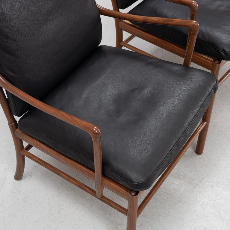 Ole Wanscher, fåtöljer, ett par, "Colonial Chair OW 149", Carl Hansen & Son, Danmark.