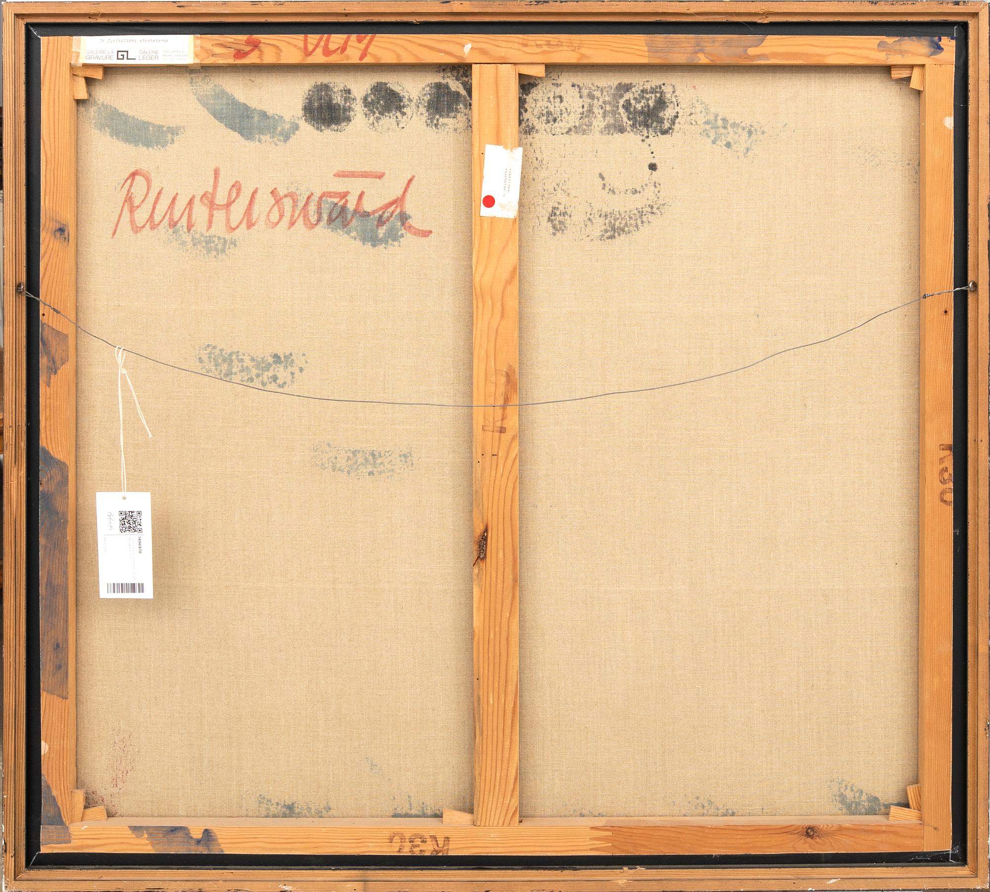 Carl Fredrik Reuterswärd, olja på duk signerad.