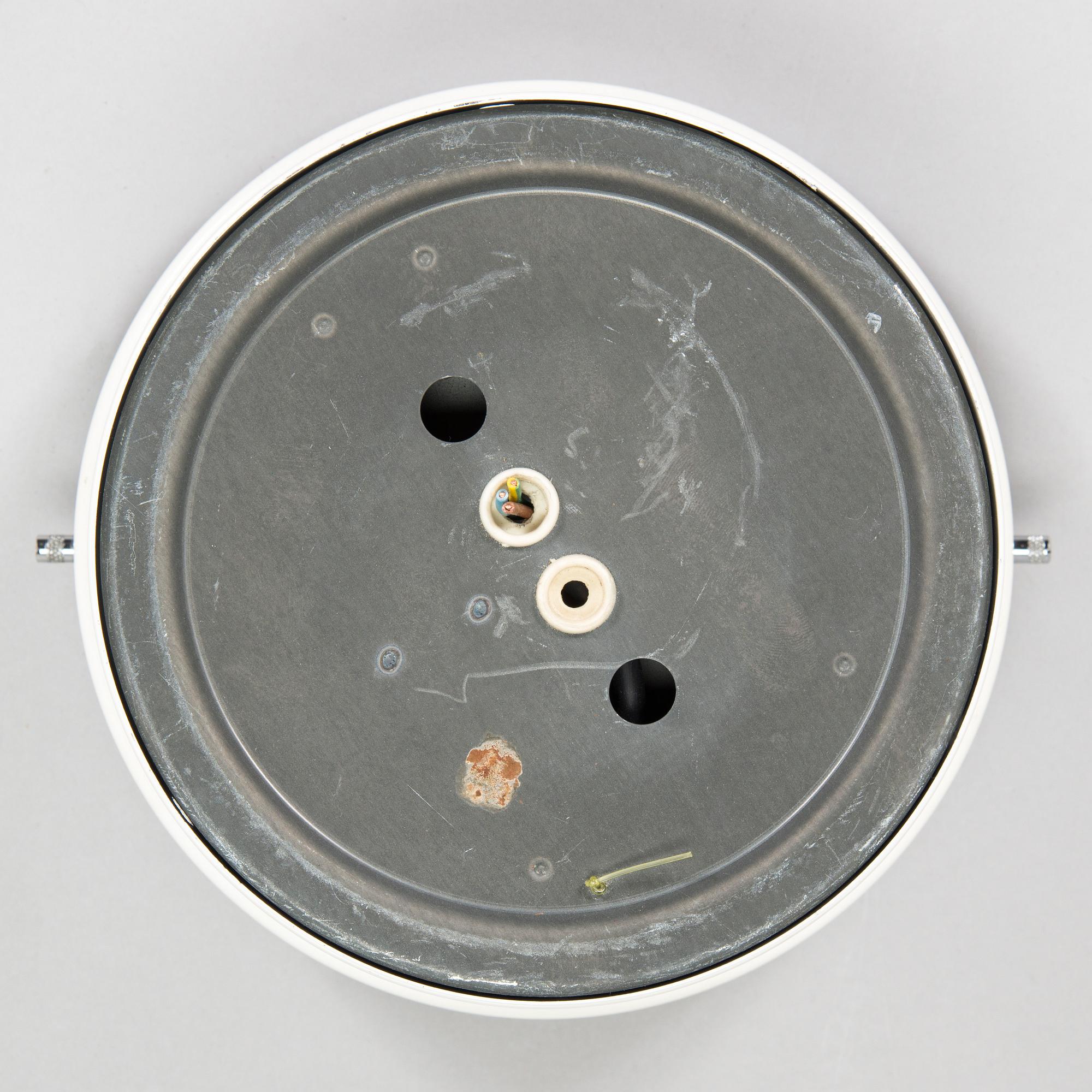 Klaus Michalik, three 1960s 'Bau' wall/ceiling lights, model 971-504/H, Stockmann Orno.