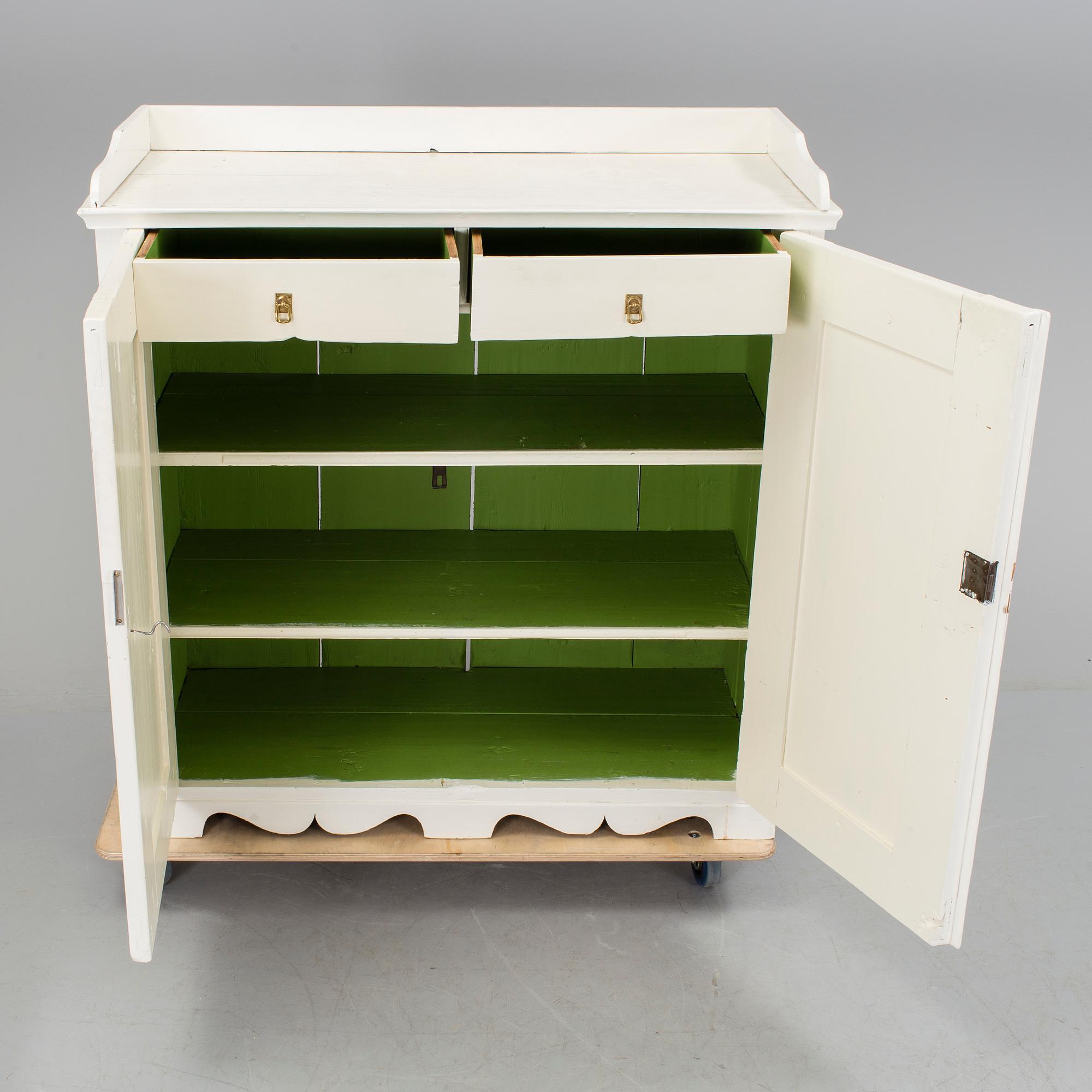 A first half of the 19th century cupboard.