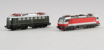 SAMLING MODELLTÅG, 4 delar, Roco, Österrike.