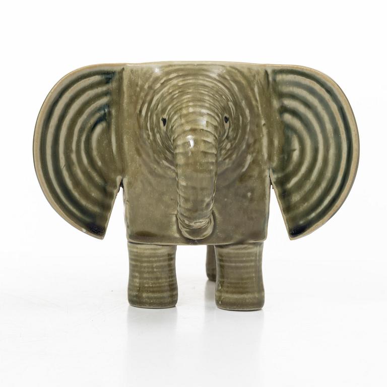 Lisa Larson, a 'Elephant' figurien, from the 'Africa' series, Gustavsberg.