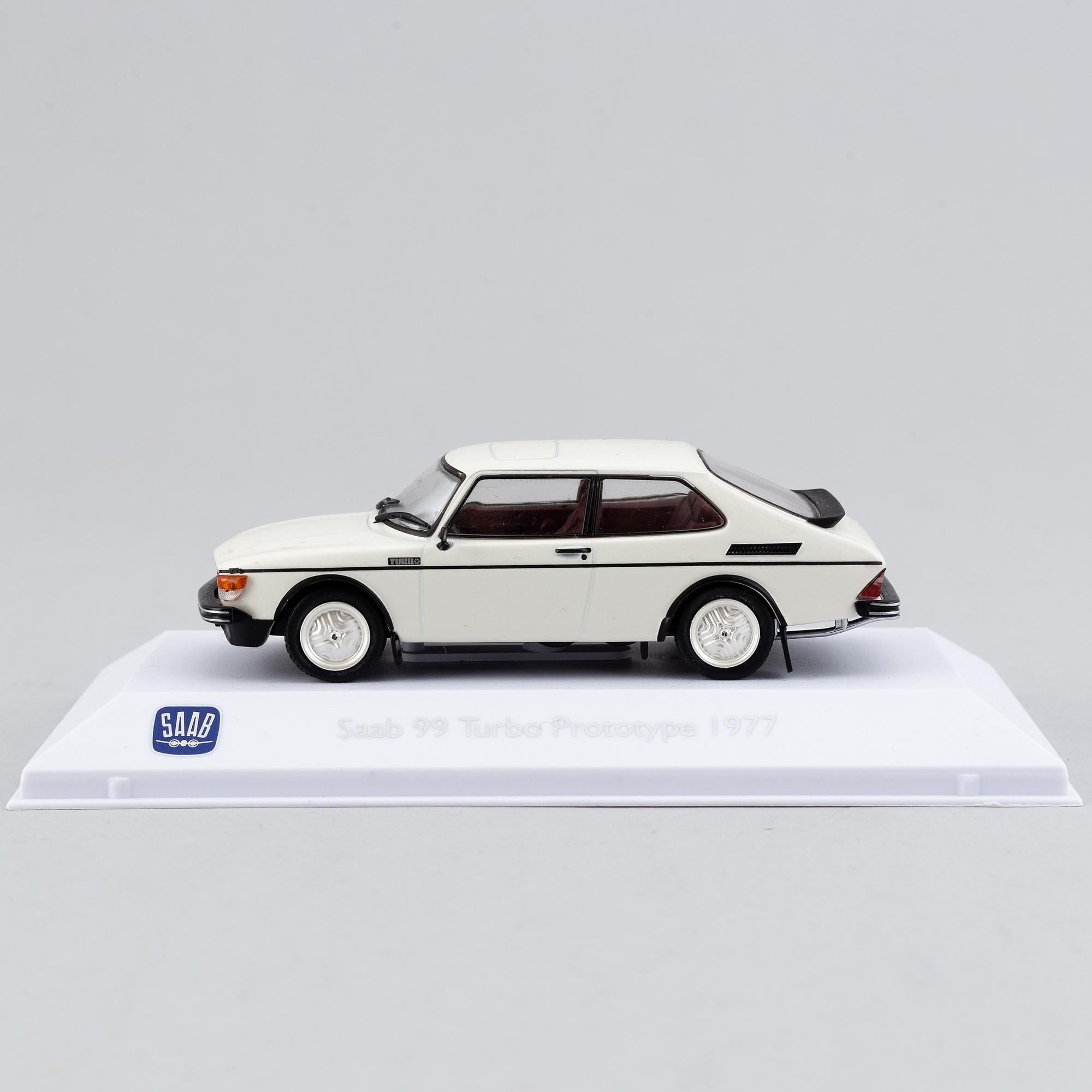 Modellbilar, 30 st, "Saab car museum".