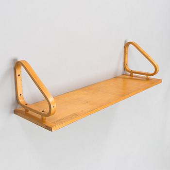 Alvar Aalto, seinähylly, malli 112, O.Y. Huonekalu- ja Rakennustyötehdas A.B. 1930/1940-luku.
