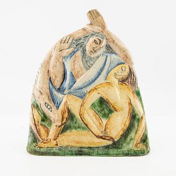 Jais Nielsen, skulptur, keramik. Signerad och otydligt daterad.