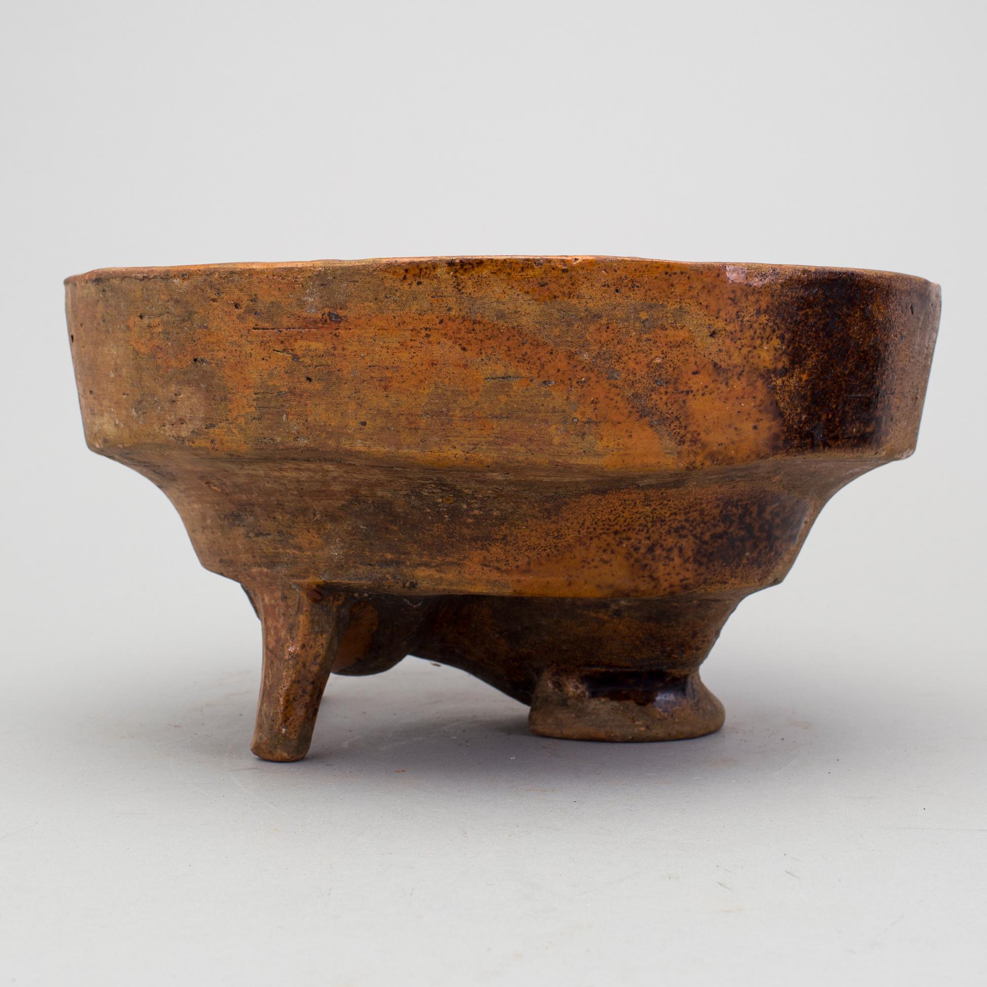 ALADÅBFORM samt FIGURIN, keramik, möjligen Höganäs, 1800-tal.