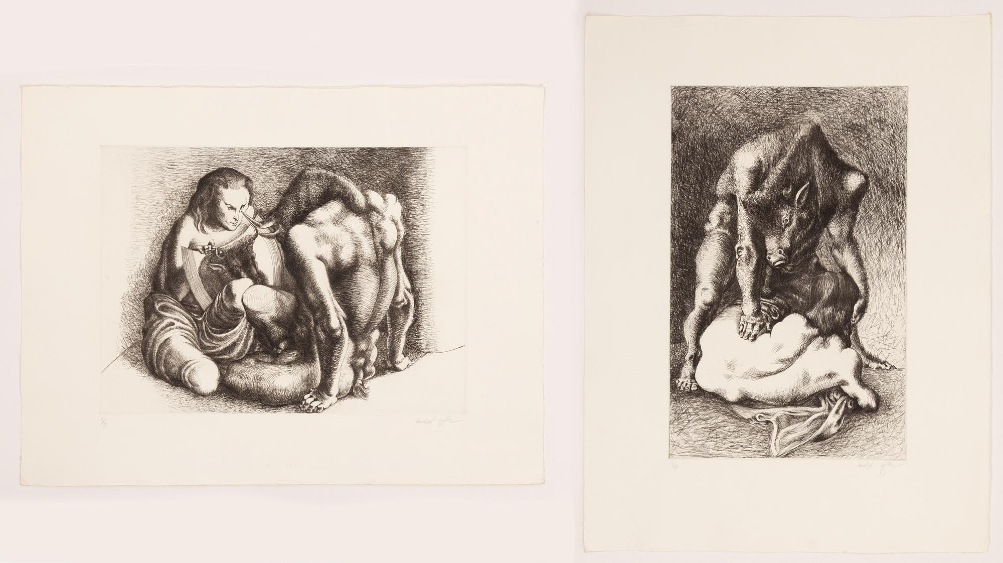Michael Ayrton, "Minotaur", 2 st.