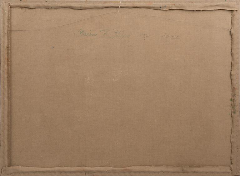 Marina Zitting, olja på duk, a tergo signerad och daterad 1992.