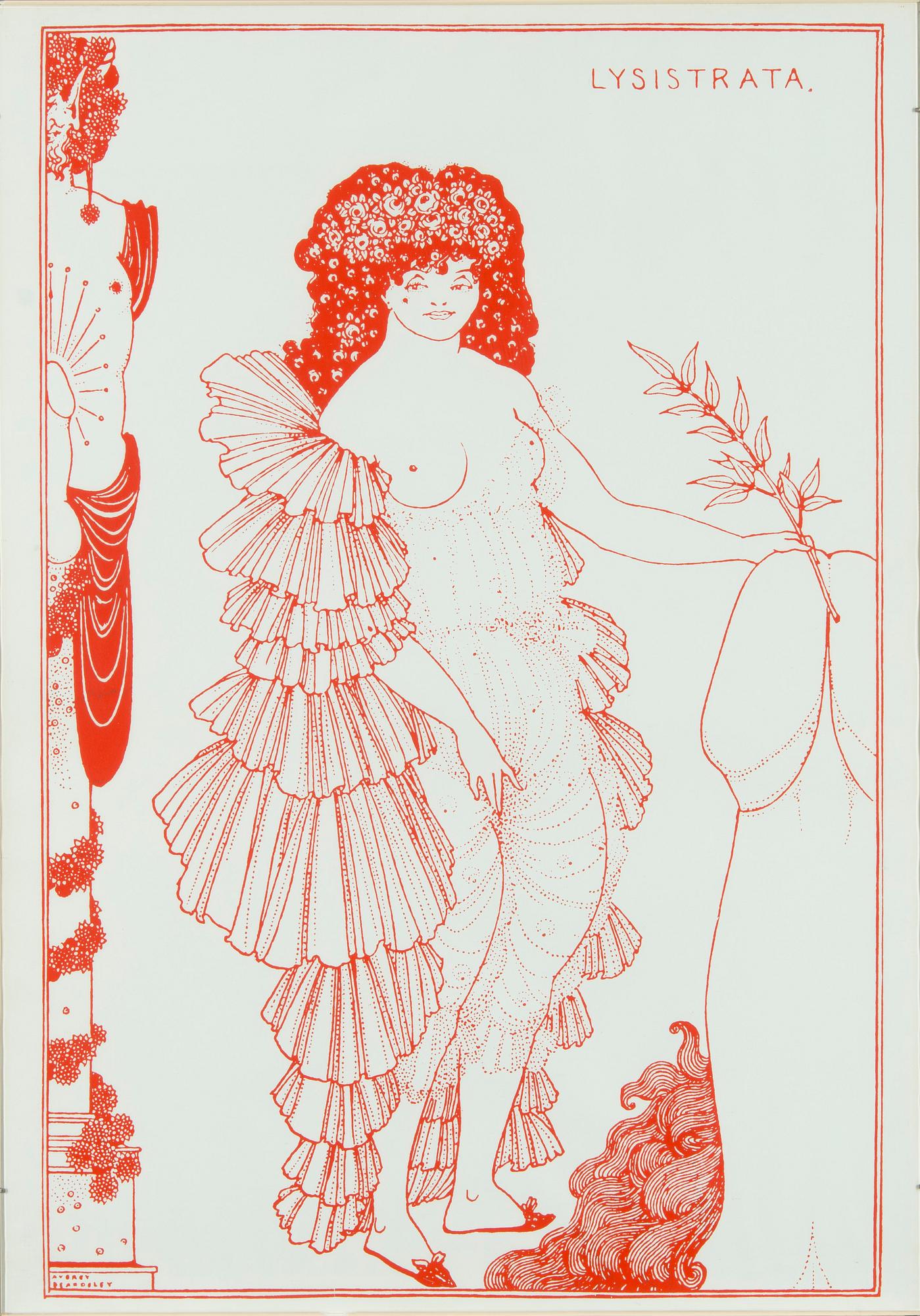 Aubrey Beardsley, after, "Lysistrata".