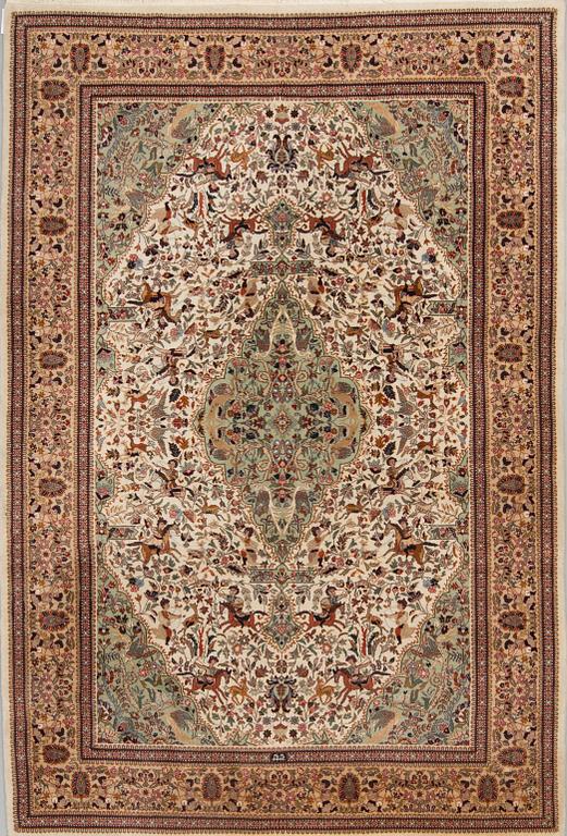 An Albanian carpet, around  292 x 198 cm.