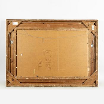 A picture frame, early 20th century, converted into a mirror.