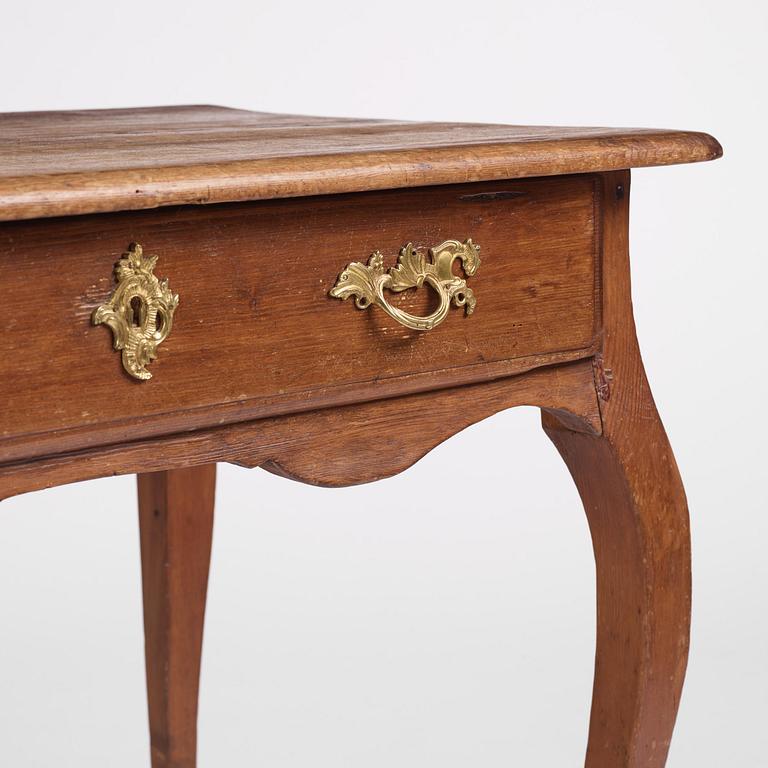 A Swedish rococo writing table, later part 18th century.