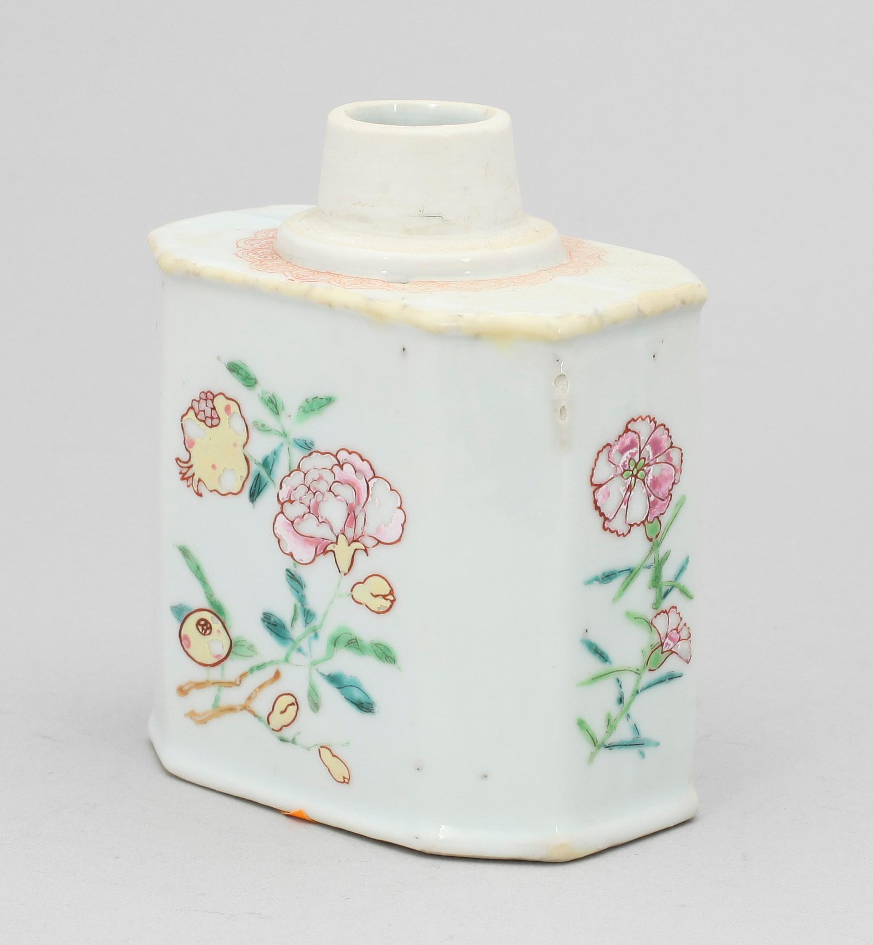 TEDOSA, kompaniporslin. Qing dynastin, Qianlong (1736-95).