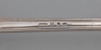 SOPPSLEV, silver, "Olga", Anton Julius Söhrling, Linköping 1850. Vikt ca 300 gram.