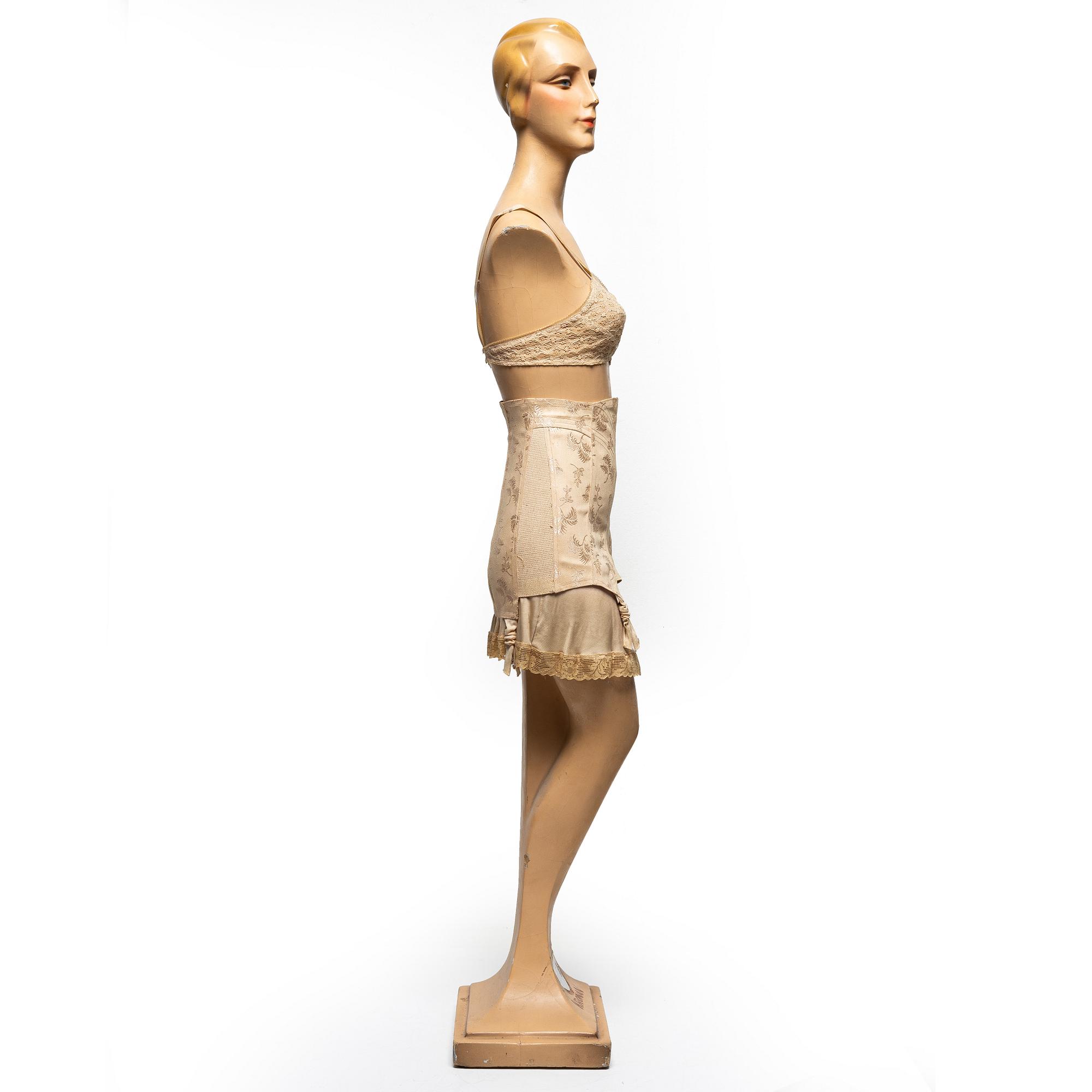 A 1930's storefront mannequin.